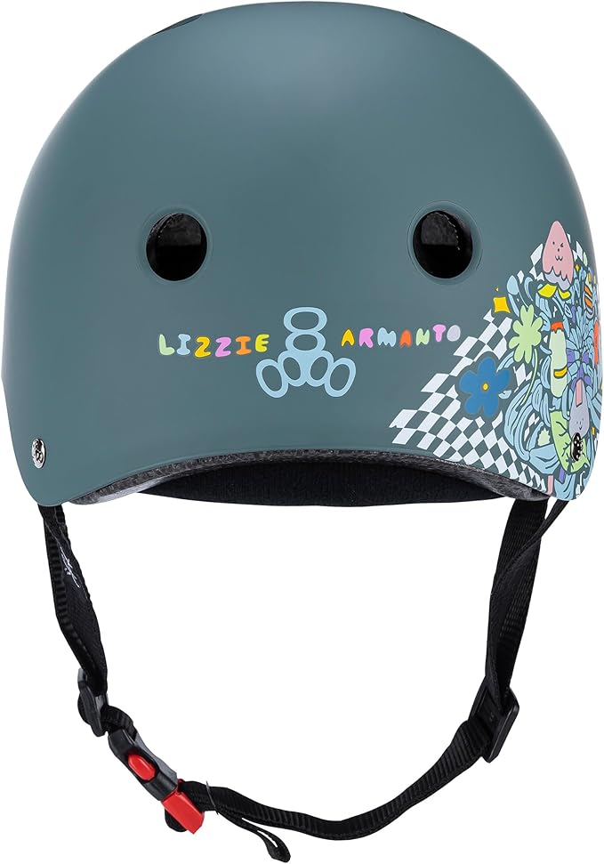 Triple Eight Certified Sweatsaver Helmet for Skateboarding, BMX, Roller Derby, Roller Skating, Inline Skating, Scooter and Bike