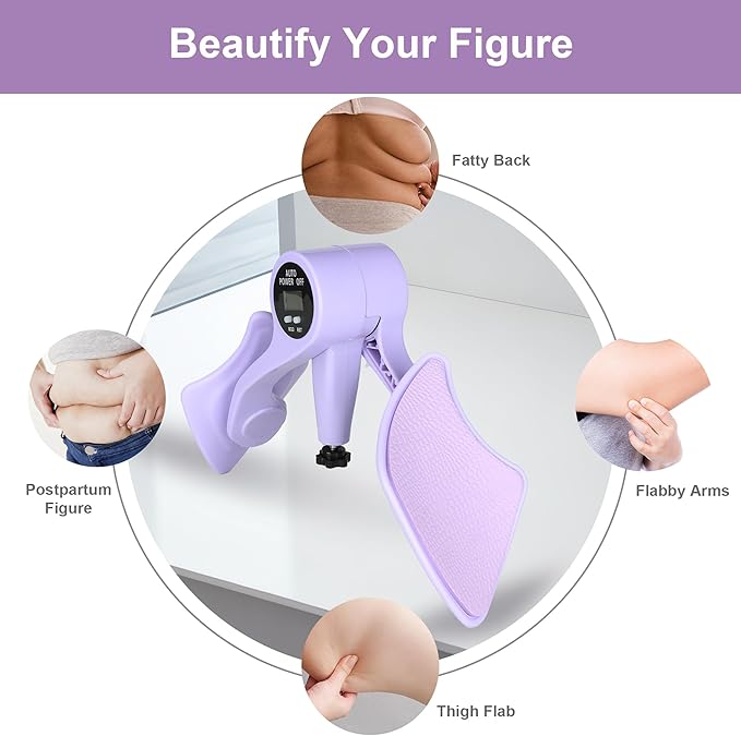 Thigh Exerciser, Kegel Exercise Products, Pelvic Floor Muscle Trainer, Inner Thigh Exercise Equipment for Men&Women