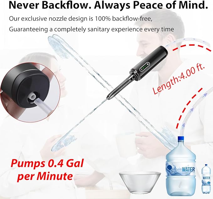 Upgrade Enema Anal Douche , Waterproof Touch Control, Enemas-Douches for Men & Women Colon Cleanse, Shower Enema Bulb-Bottles Kit, Electric Rotating Nozzle, Pressure Spray, Two Douching Modes