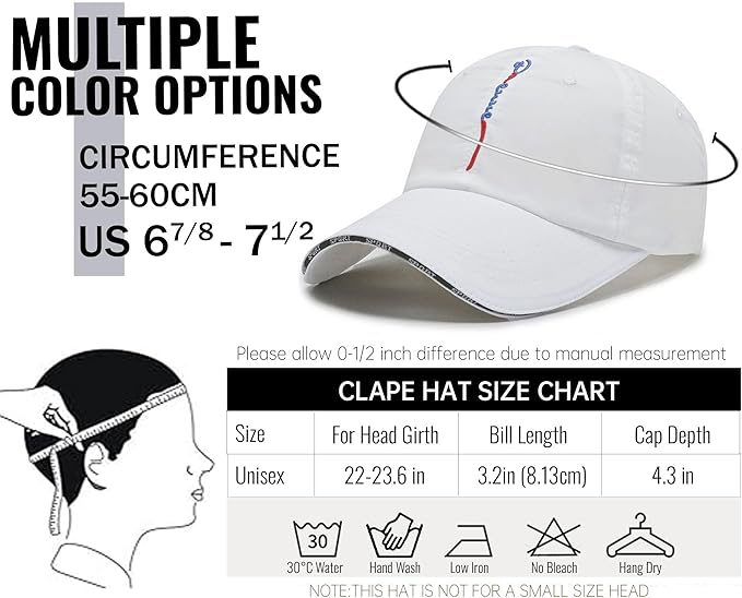 CLAPE Outdoor Sun Visor Hats Lightweight Waterproof Breathable Sports Hat UPF50+ Ultra Thin Cooling Baseball Hats