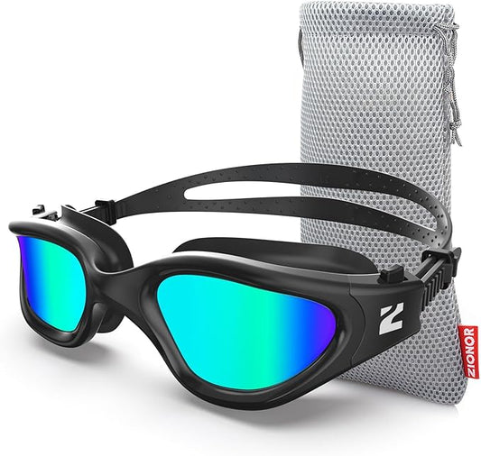 ZIONOR Swim Goggles, G1 SE Swimming Goggles Anti-fog for Adult Men Women