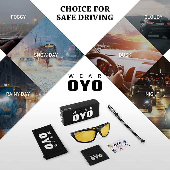 Polarized Sports Sunglasses for Men Women,Fishing Driving Rectangular Goggles UV400 Protection