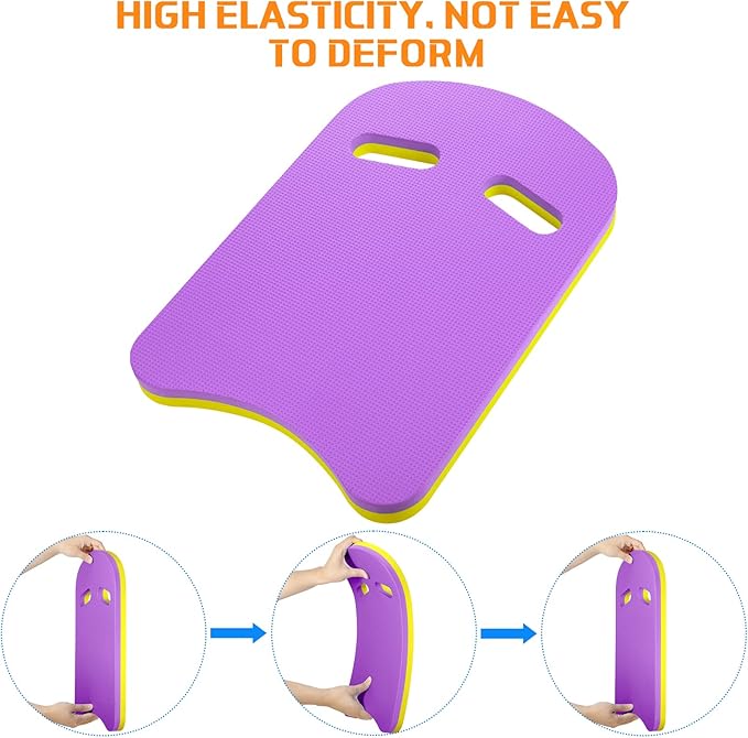 Kickboard Swimming Training Kick Board U Design Summer Aid Float Equipment EVA Foam with Integrated Hole Handle for Water Pool Accessories