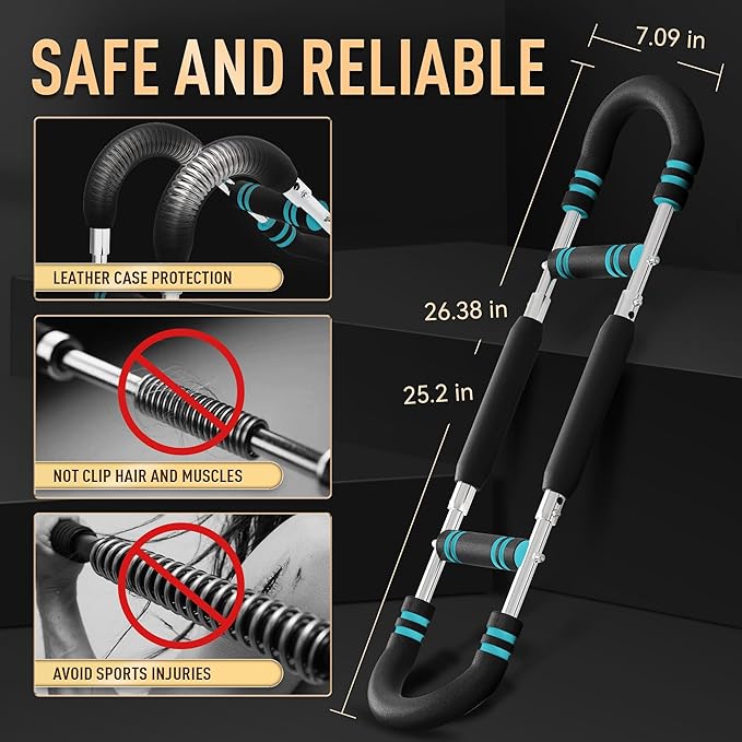 Twister Arm Trainer,Arm Trainer for Men,Chest Workout Equipment,Arm Strength Trainer,Arm Workout Equipment,Chest Exerciser for Men,Arm Twister Exerciser,Upper Body Workout Equipment