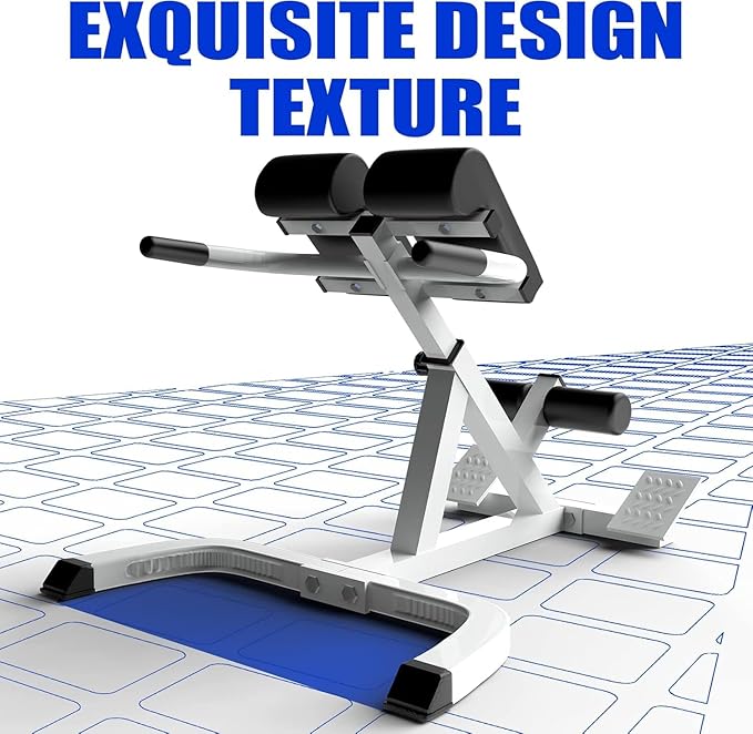 Roman Chair,Back Extension Bench,Multi Functional Ab Bench, Hyperextension Bench Abdominal Exercise, Leg Strength Trainer Home Men Women Full Body