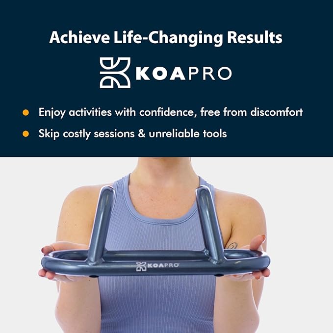 KOAPRO Psoas and Hip Hook Release Tool for Iliacus and Hip Flexor; Alleviate Pain and Tension, Targeted Deep Tissue Massager for Back, Core, Iliopsoas, Piriformis etc., Boost Relief and Recovery
