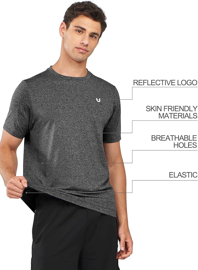 NORTHYARD Breathable 2.0™ Men's Athletic Workout T-Shirt