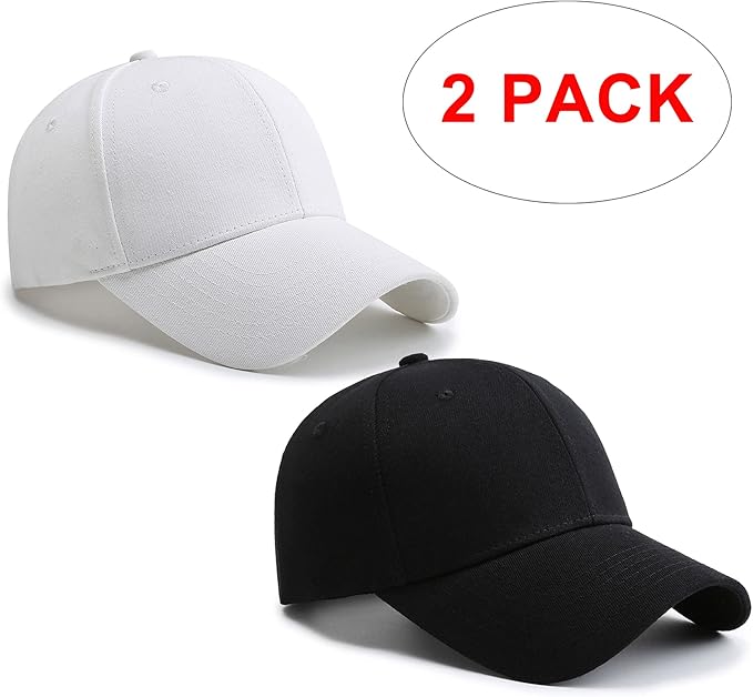 PFFY 2 Packs Baseball Cap Golf Dad Hat for Men and Women
