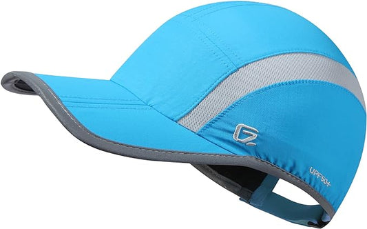 GADIEMKENSD Reflective Folding Outdoor Hat Unstructured Design UPF 50+ Sun Protection Sport Hats for Womens and Mens