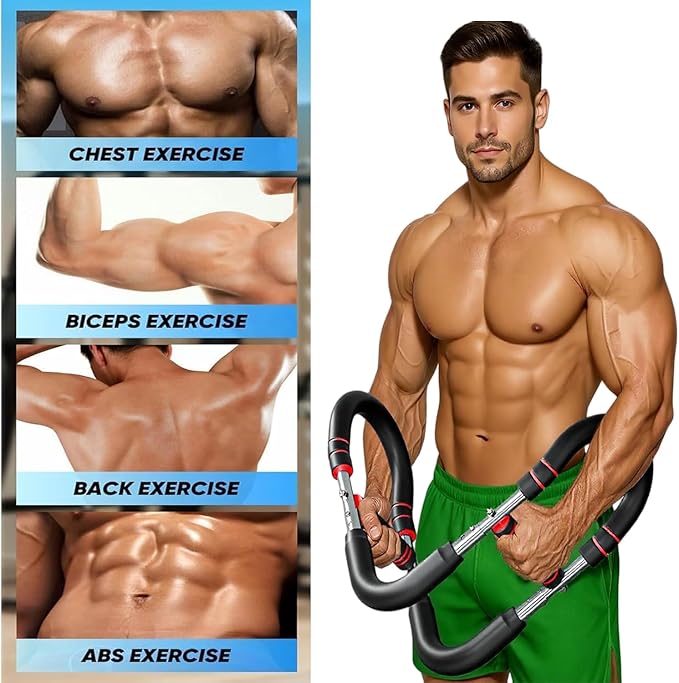 Twister Arm Trainer,Arm Trainer for Men, Adjustable Chest Workout Equipment,Chest Trainer, Shoulder Muscle Training,Wrist & Forearm Strengtheners, Portable Home Fitness Equipment