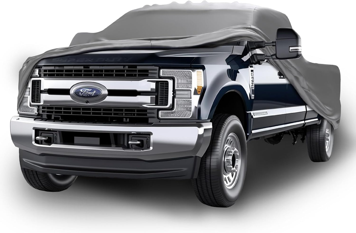 Car Covers Weatherproof Max Truck Cover & Warranty Compatible with Ford 2021 F-350 Regular Cab, 8– Outdoor Cover, Prevents Theft with Cable Lock