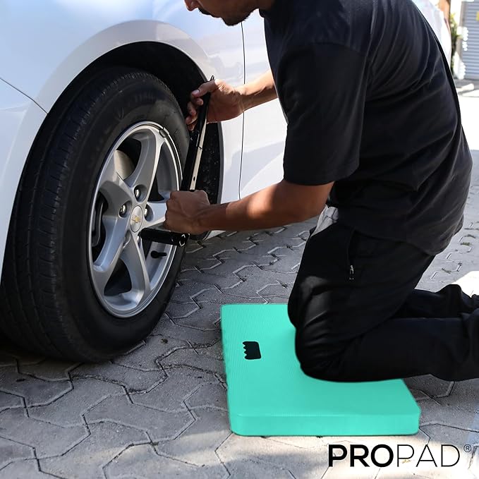 Thick Kneeling Pad, Garden Kneeler for Gardening, Bath Kneeler for Baby Bath, Kneeling Mat for Exercise & Yoga, Knee Pad for Work, Floor Foam Pad, 2X Large (XXL) 24 x 14 x 1.5 Inches, Turquoise