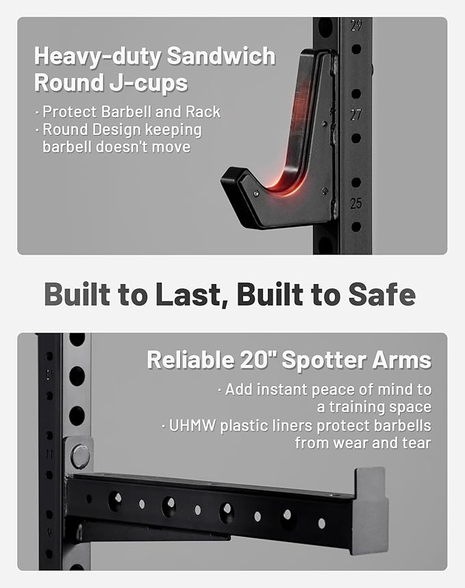 Mikolo M4 2.0 Smith Machine, All-in-One Power Cage with Independent Dual Pulley System, Multi-Function Home Gym Workout Cage for Cable Crossover