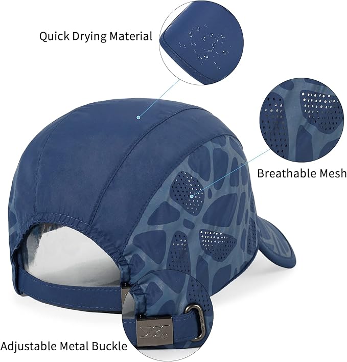 Running Hat Outdoor Sun Protection Hat Mesh Quick Dry Hat Thin Cool Baseball Cap for Women and Men
