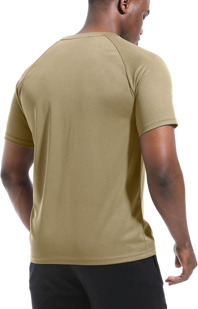 Boyzn 1, 3, 5 or 7 Pack Men's Workout Running Shirts, Dry Fit Moisture Wicking T-Shirt, Gym Athletic Short Sleeve Tee Shirts