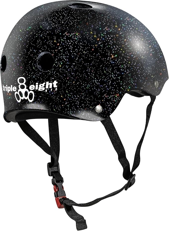 Triple Eight Certified Sweatsaver Helmet for Skateboarding, BMX, Roller Derby, Roller Skating, Inline Skating, Scooter and Bike