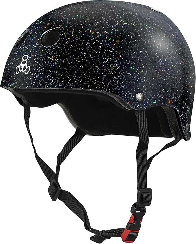 Triple Eight Certified Sweatsaver Helmet for Skateboarding, BMX, Roller Derby, Roller Skating, Inline Skating, Scooter and Bike