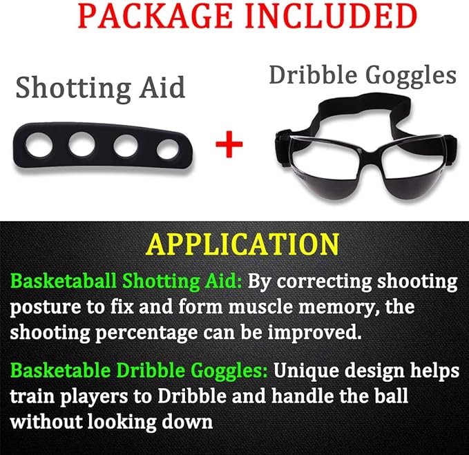 Boaton Gifts for Basketball Player, Basketball Shooting Training Aid, Dribble Goggles, Basketball Training Equipment For Kids