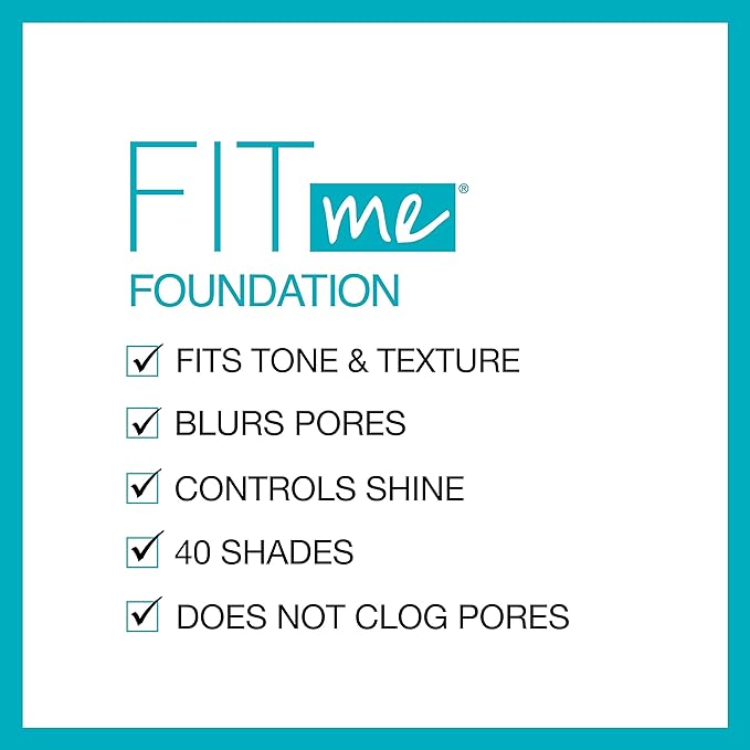 Maybelline New York Fit Me Matte + Poreless Liquid Foundation, Pouch Format, 360 Mocha, 1.3 Ounce