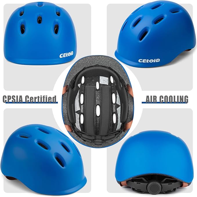Kids Bike Helmet,Toddler Cyling Helmets for Ages 5-8-9-10-12-14-16Years Youth Boys & Girls,Child Adjustable Multi-Sport Bicycle Skateboard Roller Skate Scooter Balance Skateboarding Helmet
