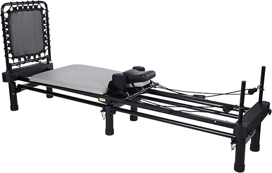 AeroPilates Reformer Home Workout Equipment, Pilates Machine w/Resistance