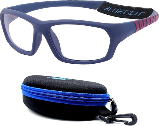 BLUE CUT Sports Protection Goggles, Anti-Fog Lenses Safety Glasses for Basketball, Pickleball and All Outdoor Sports