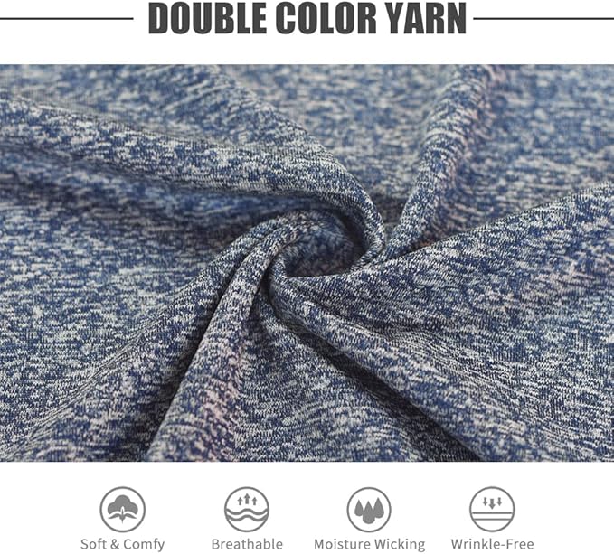 Zengjo Athletic Shirts for Men Short Sleeve Quick Dry Workout Running Gym Sport Exercise Tee Moisture Wicking