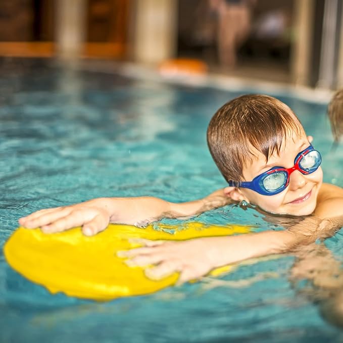 Junior Kickboard Buoy for Youth Children & Toddlers Swimming Aid & Exercise Training Board for Kids to Learn to Swim with Kick Boards in Pool BPA Free