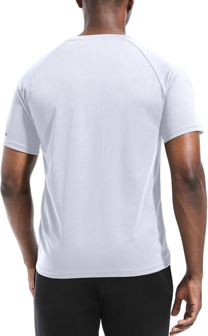 Boyzn 1, 3, 5 or 7 Pack Men's Workout Running Shirts, Dry Fit Moisture Wicking T-Shirt, Gym Athletic Short Sleeve Tee Shirts