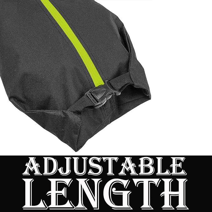 MOOCY Ski Bag for Air Travel, Unpadded Snow Bag Fits Skis Up to 200cm, Carrying Bag for Adults and Children