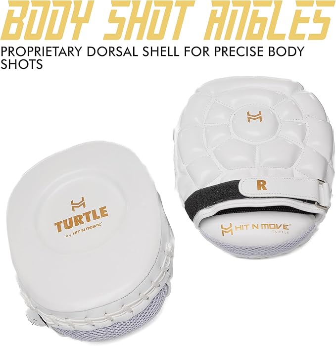 HIT N MOVE Turtle Boxing Mitts and Pads Suitable for Boxing Gloves Men, Boxing Equipment, MMA Gloves Men, UFC Gloves, Boxing Mitts Leather, Training Gear for Athletes, High-Performance Focus Mitts