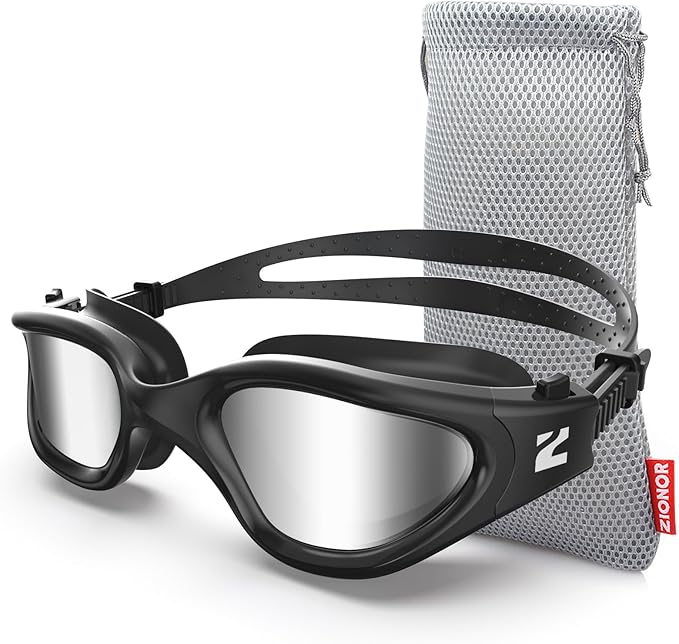ZIONOR Swim Goggles, G1 SE Swimming Goggles Anti-fog for Adult Men Women