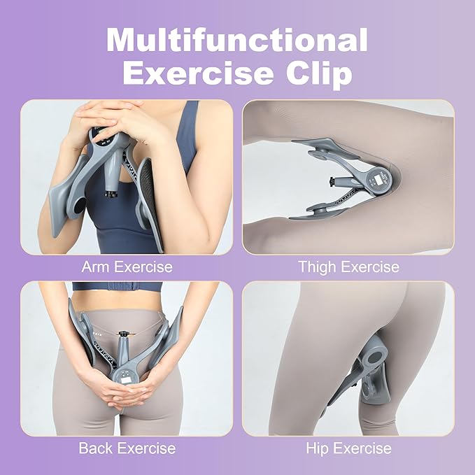 Thigh Exerciser, Kegel Exercise Products, Pelvic Floor Muscle Trainer, Inner Thigh Exercise Equipment for Men&Women