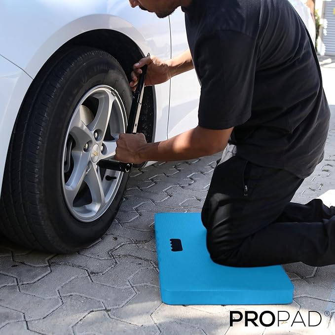 Thick Kneeling Pad, Garden Kneeler for Gardening, Bath Kneeler for Baby Bath, Kneeling Mat for Exercise & Yoga, Knee Pad for Work, Floor Foam Pad, 2X Large (XXL) 24 x 14 x 1.5 Inches, Blue