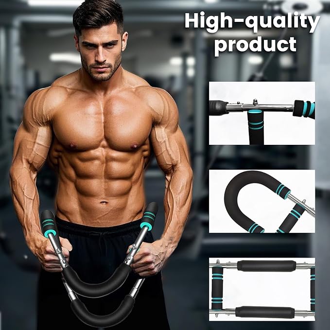 Twister Arm Trainer, Adjustable Arm & Chest Trainer for Men, Portable Twister Exerciser with Resistance Bands - Home Gym Equipment, Strength Training Tool for Upper Body Workout