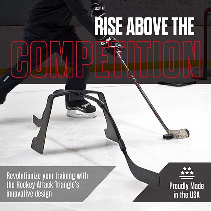 Snipers Edge Hockey - Hockey Attack Triangle - Lightweight and Durable - Works Great for On and Off Ice Training.