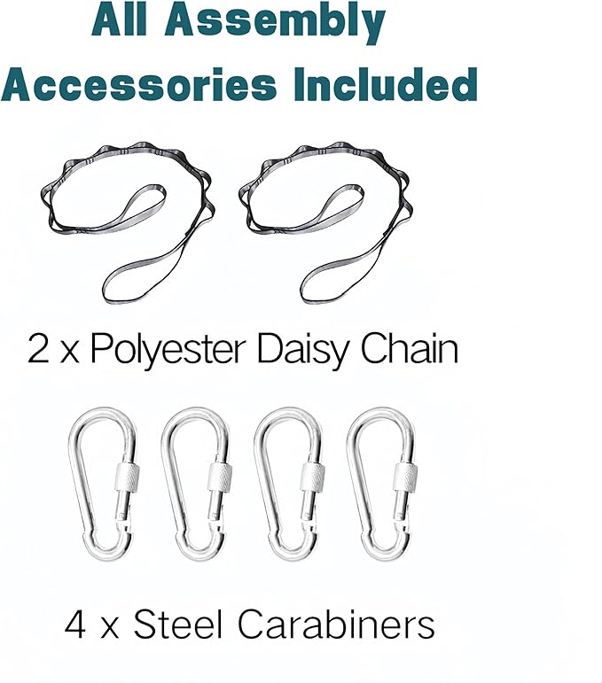 Premium Aerial Yoga Swing Hammock Inversion Therapy with 2 Free Extension Straps Easy Install for Home & Gym Fitness