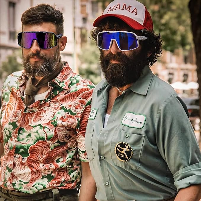 Polarized Sports Sunglasses for Men and Women Cycling Glasses UV Protection Goggles for Mountain Bike Running Fishing