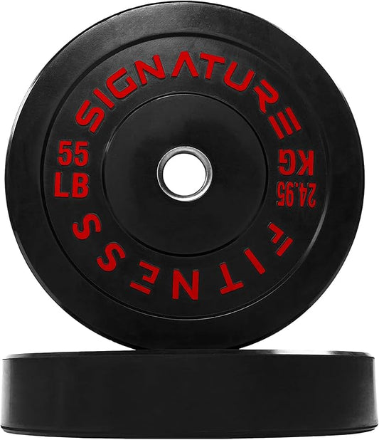 Olympic Bumper Plates Set, 2" Weight Plates for Strength Training & Weightlifting, Paris or Set or Set with Barbell, Multiple Options