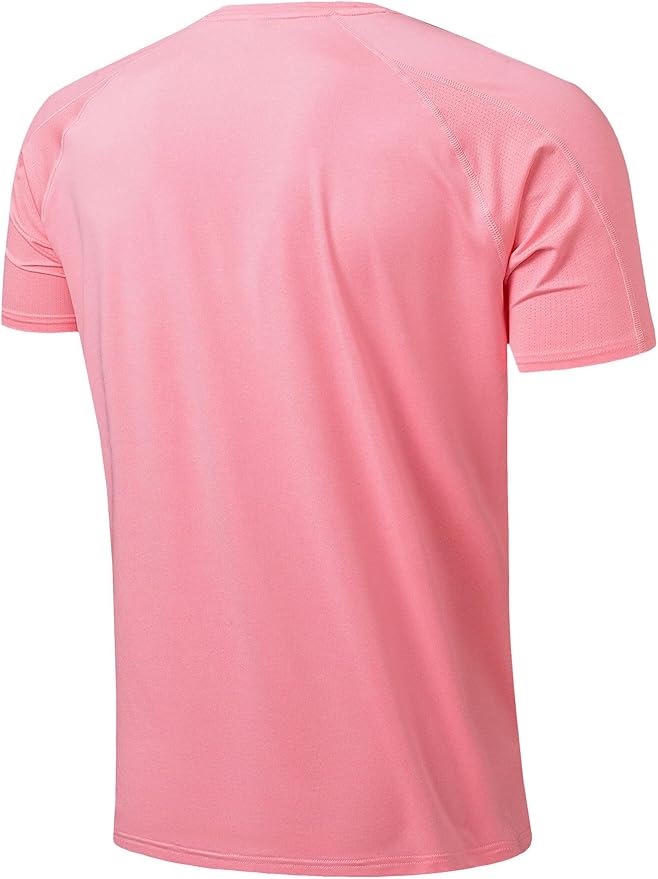 Moisture Wicking Quick Dry Soft Pickleball Workout Hiking Camping Running Shirts for Men Outdoor Sports