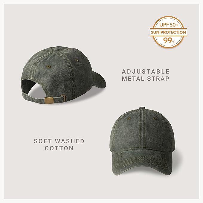 CHOK.LIDS Everyday Premium Dad Hat Unisex Cotton Baseball Cap for Men and Women Adjustable Lightweight Polo Style Curved Brim