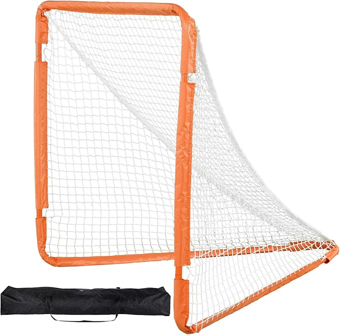 VEVOR Portable Lacrosse Goal - Complete Training Accessory Set with Extended Coverage for Youth and Adults