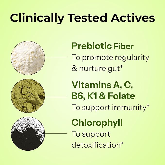 HUM The First Prebiotic Celery Juice Fiber Gummies, Supports Detoxification, A Daily Green Boost Includes Celery Juice, Chlorophyll, Prebiotic Fiber (60-Count)