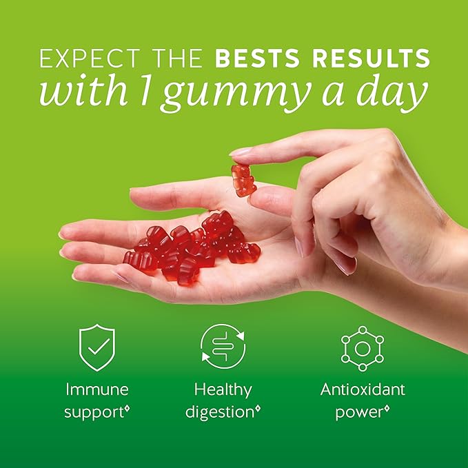 Apple Cider Vinegar Gummies – Metabolism & Detox Support with Vitamins B6, B12, Iodine & Folic Acid – Vegan. Balanced Gut (60 Gummies)