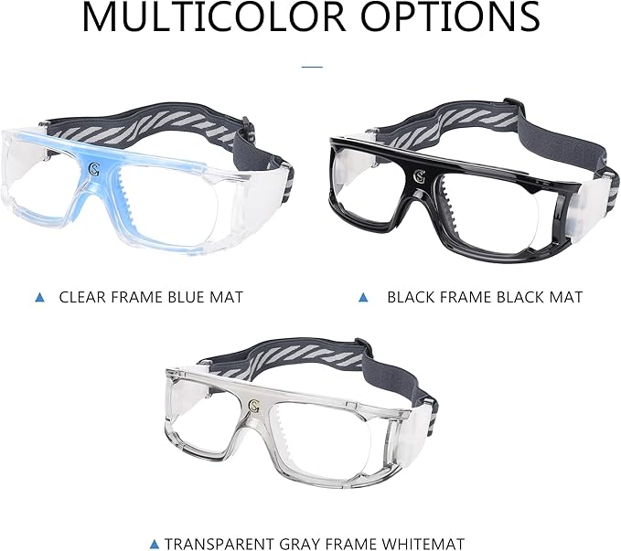 Men Basketball Glasses.Soccer Football Sport Protective Eyewear Safety Goggles,Sports Glasses For Replaceable Lens