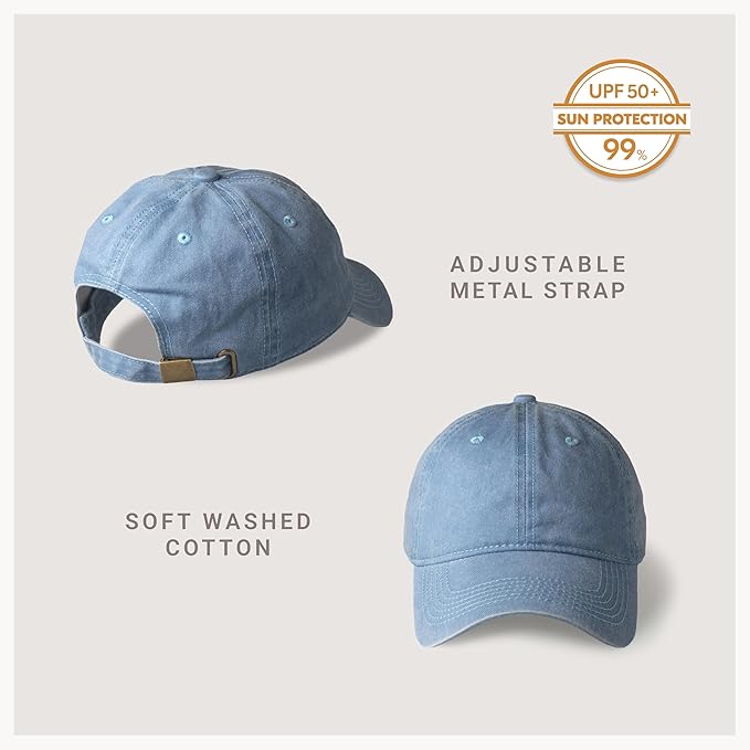 CHOK.LIDS Everyday Premium Dad Hat Unisex Cotton Baseball Cap for Men and Women Adjustable Lightweight Polo Style Curved Brim