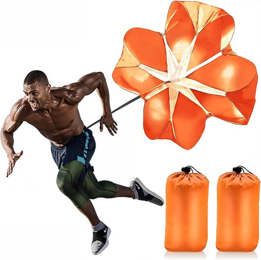 Running Speed Training, 56 inch Speed Drills Resistance Parachute Running Sprint Chute Soccer Football Sport Speed Training