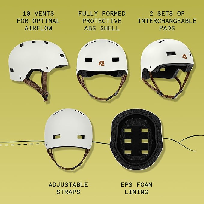 Retrospec Dakota Adult Bike Helmet for Adults - Multi-Sport Protection for BMX, Skating, Scooter, and Skate - Adult Men Skateboard Helmets