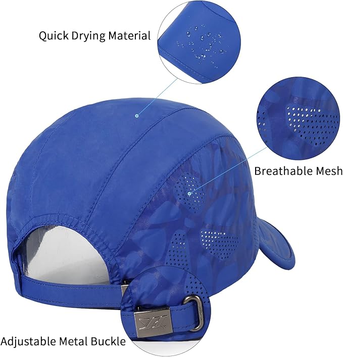 Running Hat Outdoor Sun Protection Hat Mesh Quick Dry Hat Thin Cool Baseball Cap for Women and Men