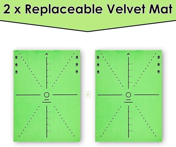 Golf Hitting Mat with Swing Path Tracer – Durable Golf Practice Mat for Indoor/Outdoor Use, Driving & Chipping Training – Golf Training Aid and Gift for Men & Women